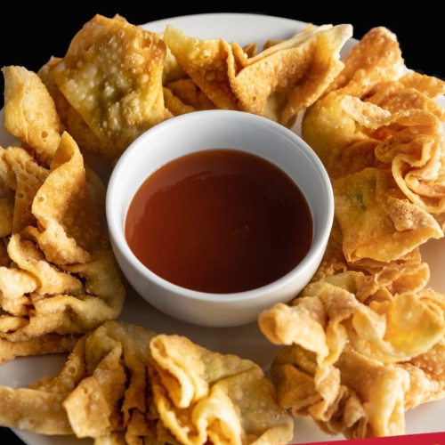1 Doz Wontons with Sauce