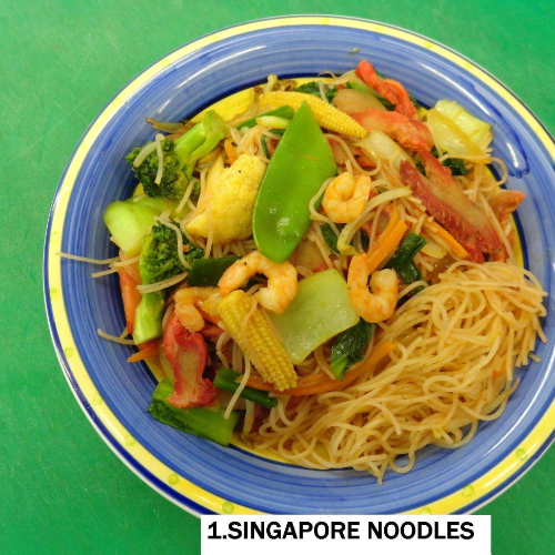 1. Singapore Noodles