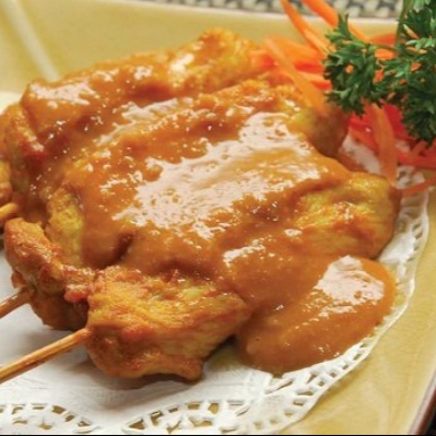 5. Satay Chicken (4 Sticks)