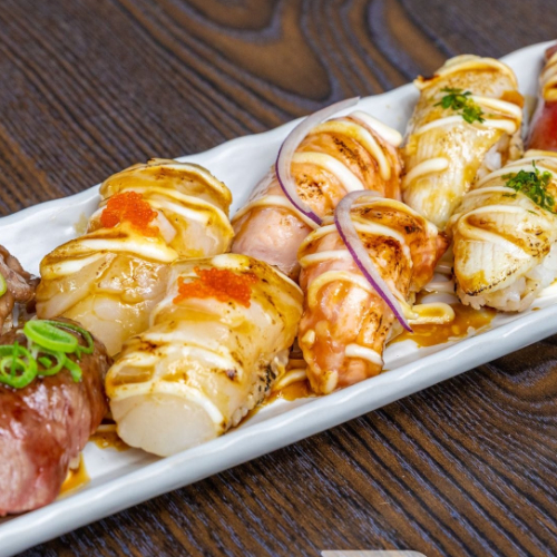 Aburi Tasting Platter <br /> 喷枪炙烧拼盘                          