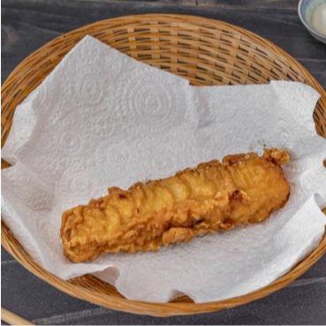 Battered Onion Sausage