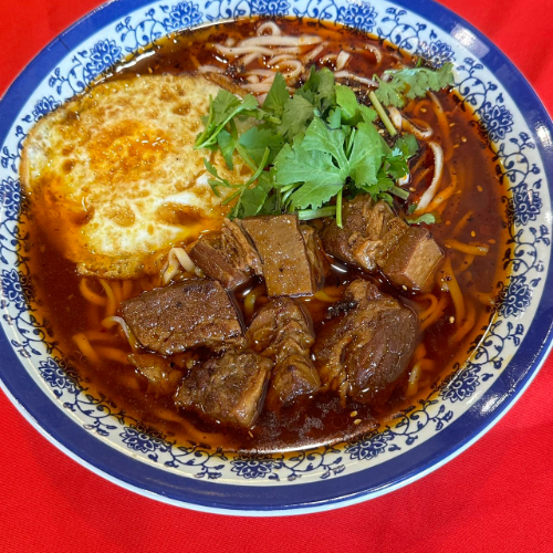 Braised Beef Noodle with Egg<br />招牌红烧牛肉面+鸡蛋