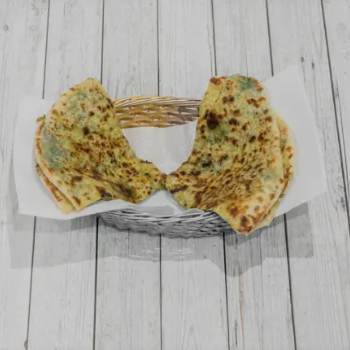 Cheese & Spinach Naan