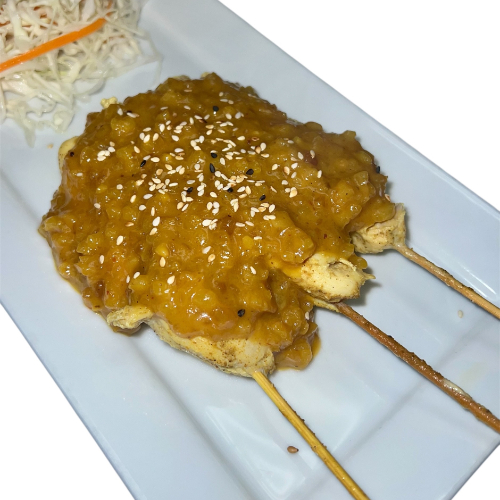 E3. Chicken Satay with Peanut Sauce