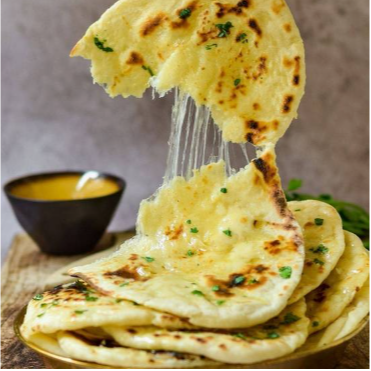 Garlic and Cheese Naan