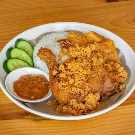 Paket Nasi Ayam Goreng Kremes