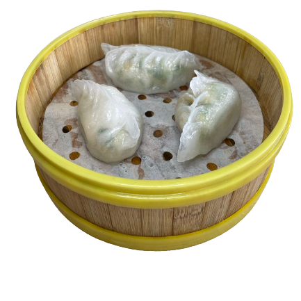 鲜虾香菜饺 Coriander &amp; Prawn Dumplings