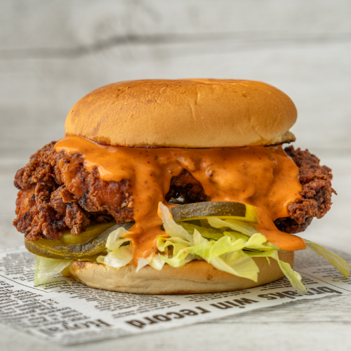 Spicy Fried Burger