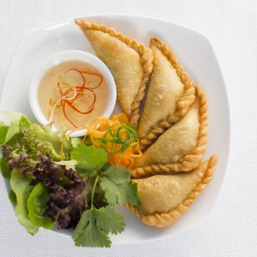 Vegetarian Curry Puff (4 Pcs)