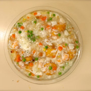 136. Braised Japanese Beancurd With Seafood 海鮮扒日本豆腐
