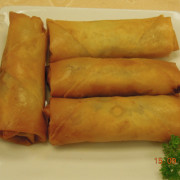 4a. Deep Fried Spring Rolls (4 Pcs) <br> 炸春卷