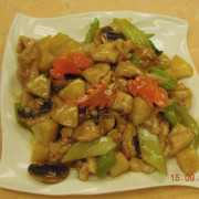 49. Chicken with Pineapple <br> 菠萝鸡球