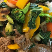 Beef with Vegetables in Oyster Sauce