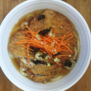 Chicken Katsu Udon Noodle Soup
