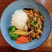 Chicken Veggie + White Rice