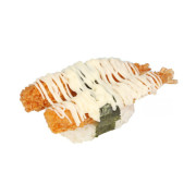 Crumb prawn nigiri
