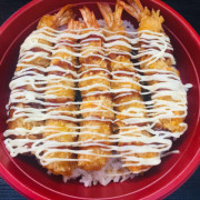 Crumbed Prawn Bowl (on rice)