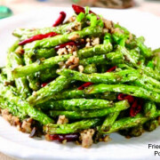 Fried Bean with Pork Mince