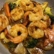 King Prawns in XO Sauce