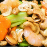 King Prawns with Cashew Nuts