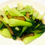 Mushroom &amp; Chinese Greens