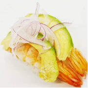 Prawn &amp; Avocado Nigiri