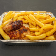 Quarter Meat with Chips 