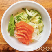 Raw Salmon Rice Bowl