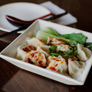 Steamed Pork &amp; Prawn Dumplings with Veges