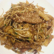 Stir Fry Flat Rice Noodles