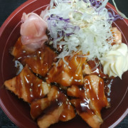 Teriyaki Salmon Bowl (on rice)