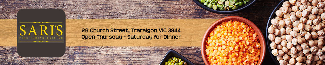 Saris Indian Restaurant (Traralgon) Official Website (Order Online)